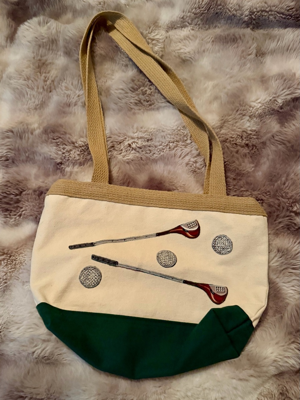 Canvas Golf Tote Bag